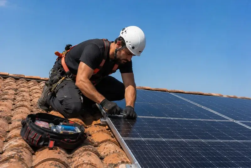 Maintenance et monitoring de panneaux solaires à Saint-Pierre-de-Mézoargues